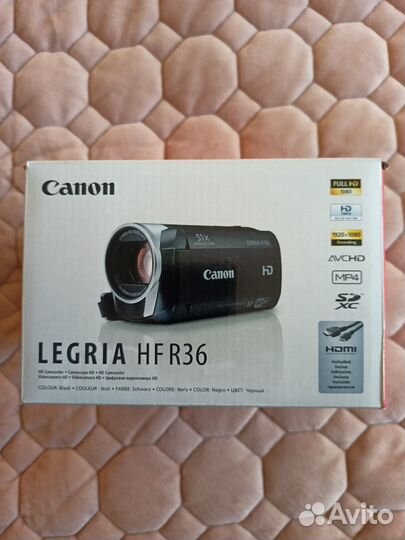 Видеокамера canon legria HF R36