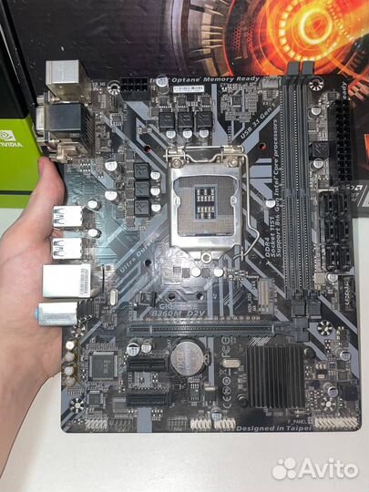 Материнская плата gigabyte b360m d2v