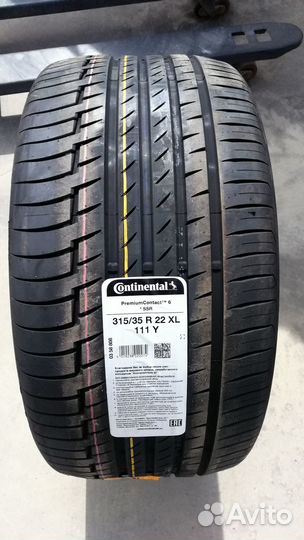 Continental PremiumContact 6 SSR 275/40 R22 и 315/35 R22 111Y