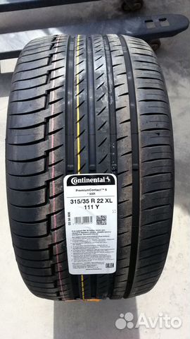 Continental PremiumContact 6 SSR 275/40 R22 и 315/35 R22 111Y