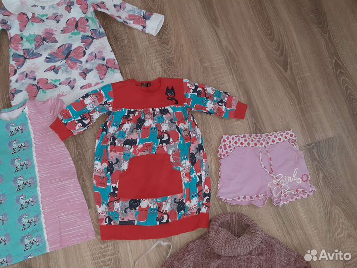 Одежда на девочку пакетом (2-4 года)