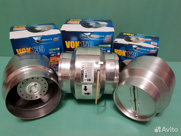 Термостойкий канальный вентилятор MMotors JSC