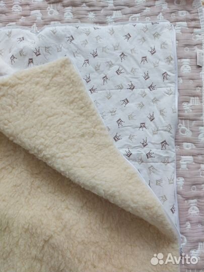 Конверт на выписку/в коляску зимний на овчине