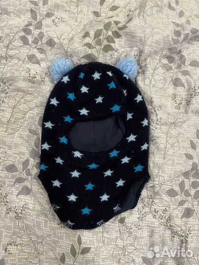 Шапка шлем для мальчика