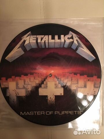 Metallica Master of Puppets Picture Disc