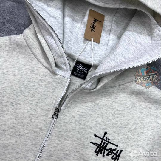 Зип худи Stussy с балаклавой (S-3XL)