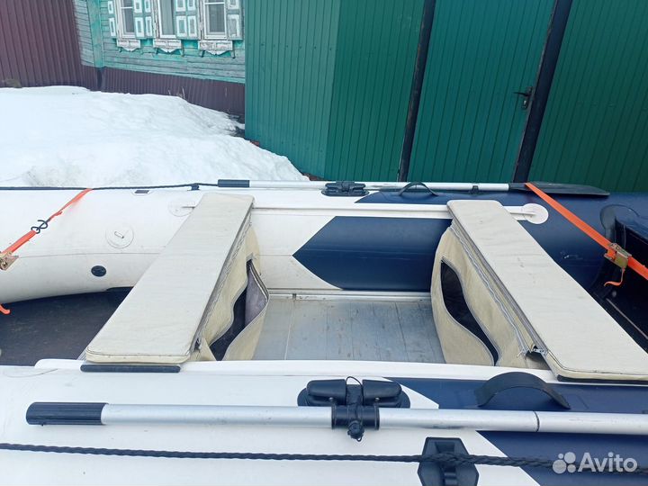 Лодка пвх Гладиатор AL370 с мотором и прицепом