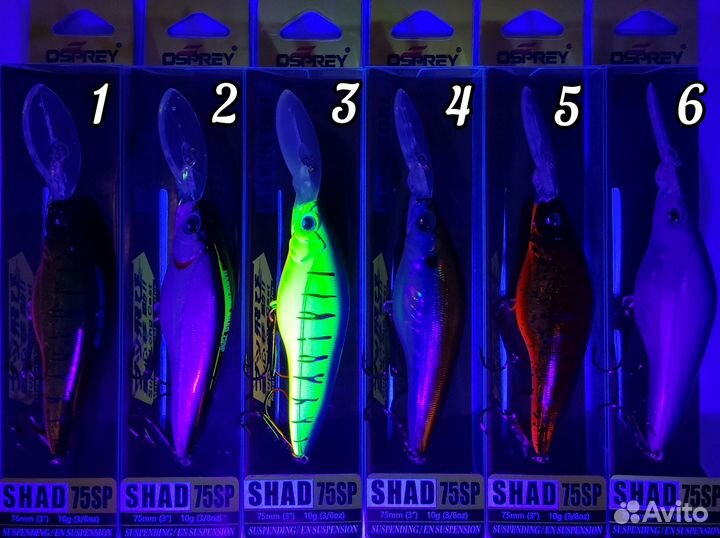 Воблер Yo-Zuri Duel Hardcore Shad 75SP