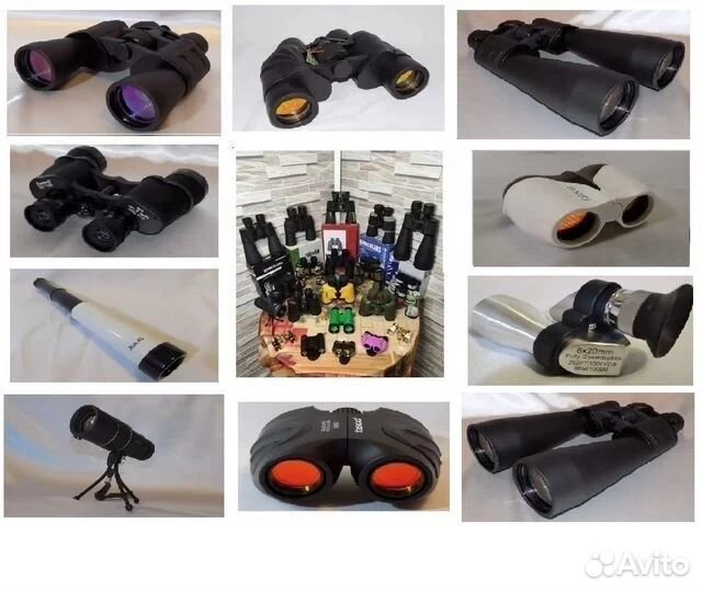 Бинокль 12х42 waterproof fogproof новые разные