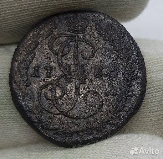 Денга 1768 г. км,1786 г. км,1793 г. ем