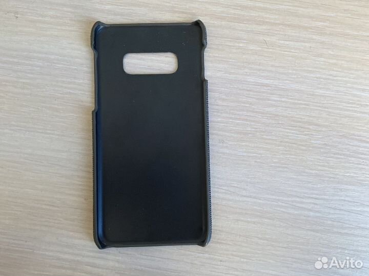Чехол galaxy s10e из ткани и пластика ширшавый