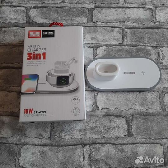 Беспроводная зарядка 3в1 NEW Earldom original prem