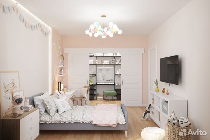 Гардеробная система для хранения игрушек