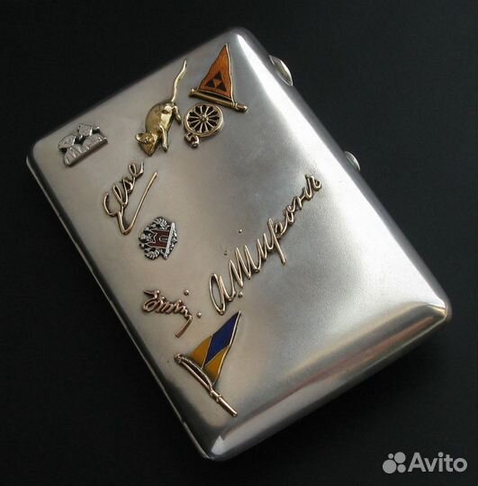 Портсигар Рижский Императорский яхтклуб