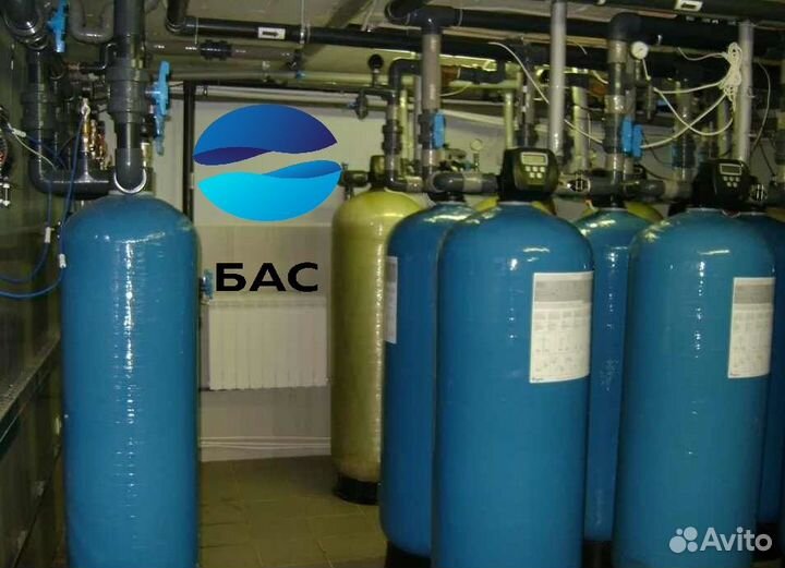 Система очистки воды от железа, марганца, жесткост