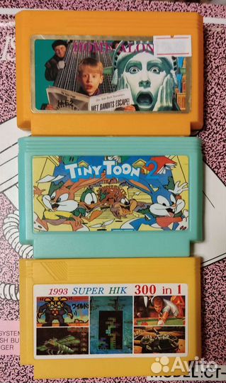 Картриджи Dendy из 90х