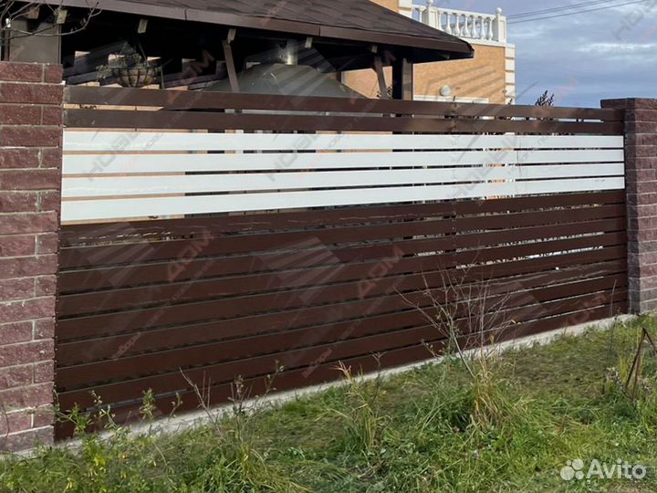 Забор Ранчо горизонтальный