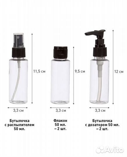 Косметический дорожный набор