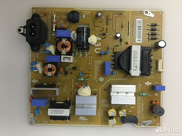 Плата блок питания EAX67209001 (1.5) LG 43UJ630V