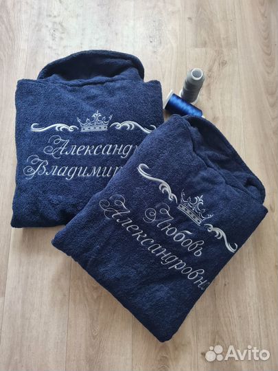 Халат с вышивкой