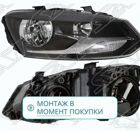 Фара правая volkswagen polo 15-20