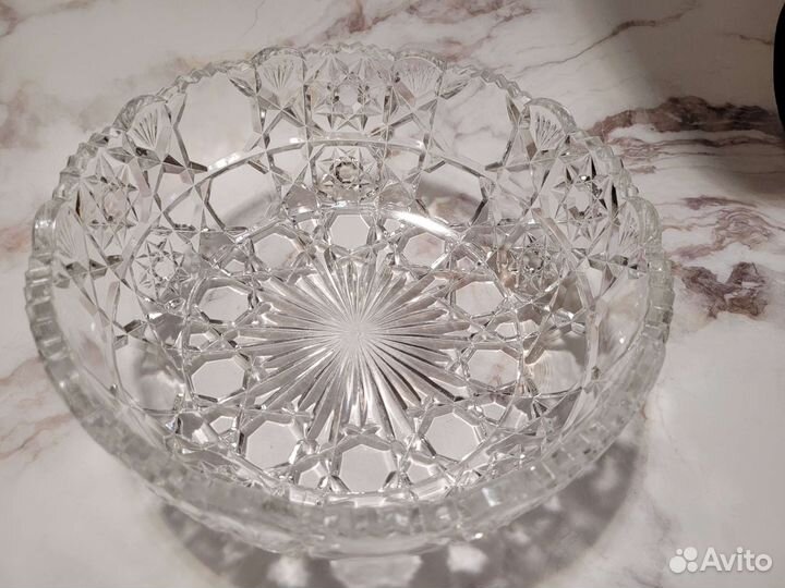 Ваза хрустальная большая СССР