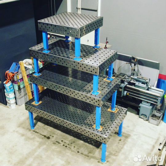 Сварочный 3D стол 1000х800х100 толщиной 10 мм