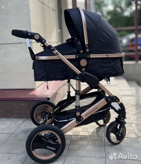 Коляска 2в1 трансформер Новая (огонь)