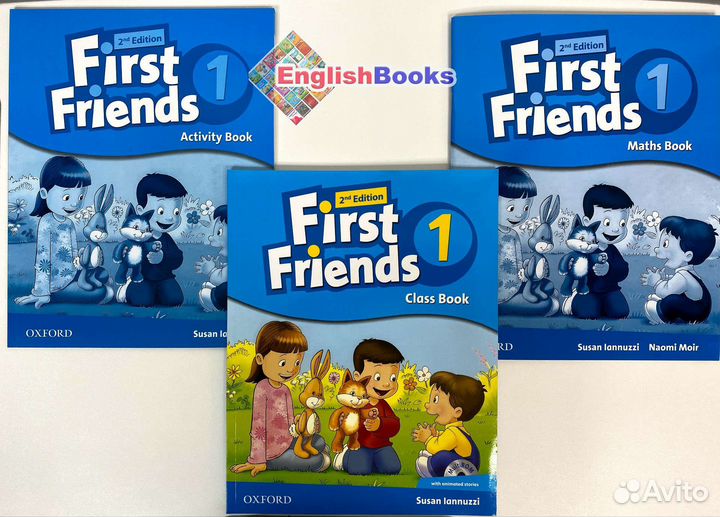 First friends 1 2ed комплект (CB,AB,MB,CD ) новые