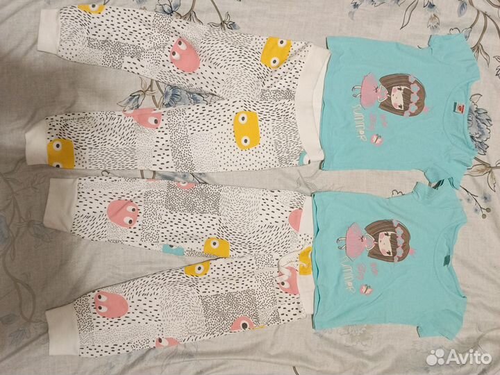 Пакет вещей для девочек двойняшек 92-98 размер