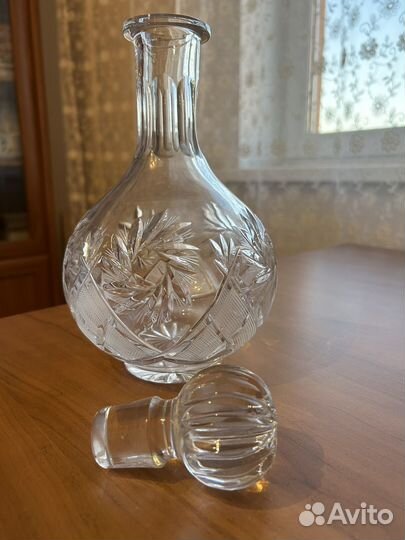 Графин штоф хрустальный СССР