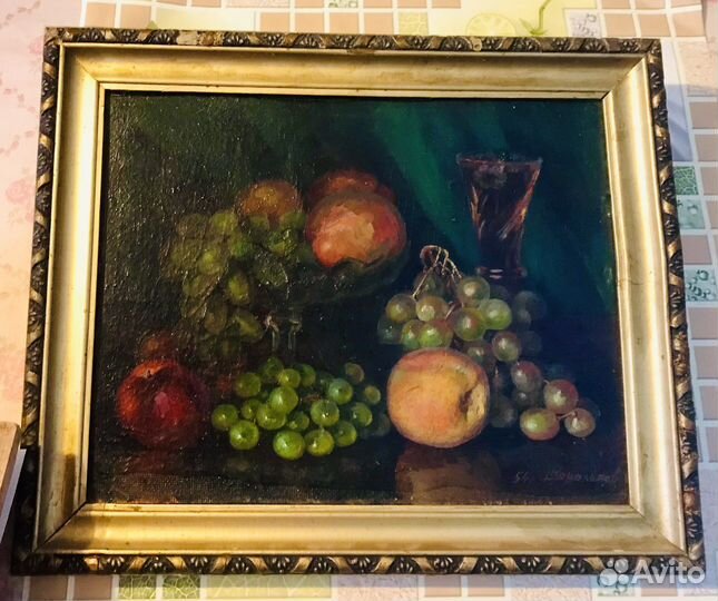 Картина натюрморт. Масло,холст