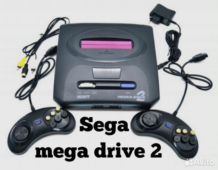 Сега мега драйв игровая приставка Sega 368 игр