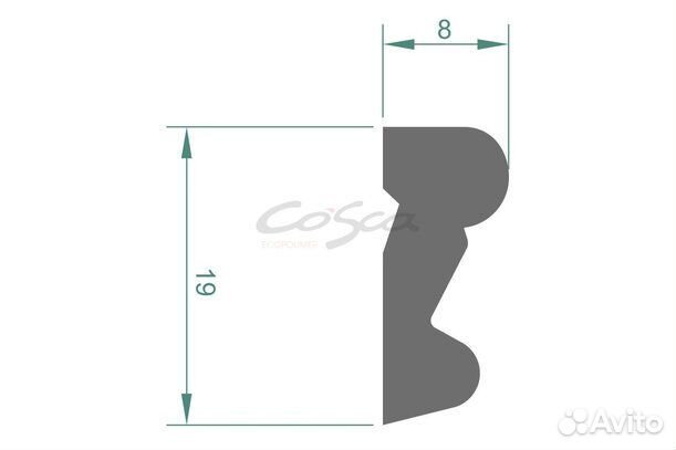 MX003 Cosca 8*19*2000 мм