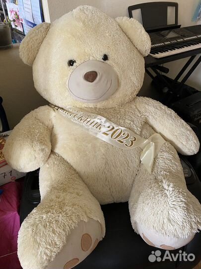 Плюшевый медведь 2 метра и 1,5 метра