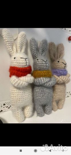 Вязаные игрушки ручной работы
