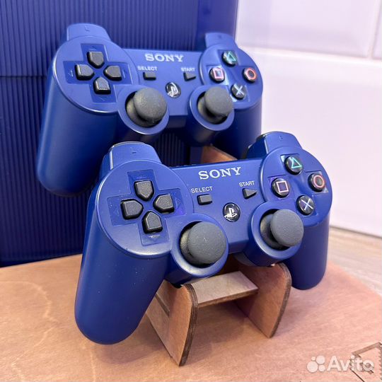 Sony PS3 Super Slim 500gb+39игр+Коробка+2дж