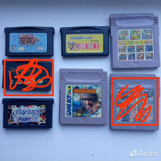 Картриджи Gameboy, Gameboy Advance пиратка