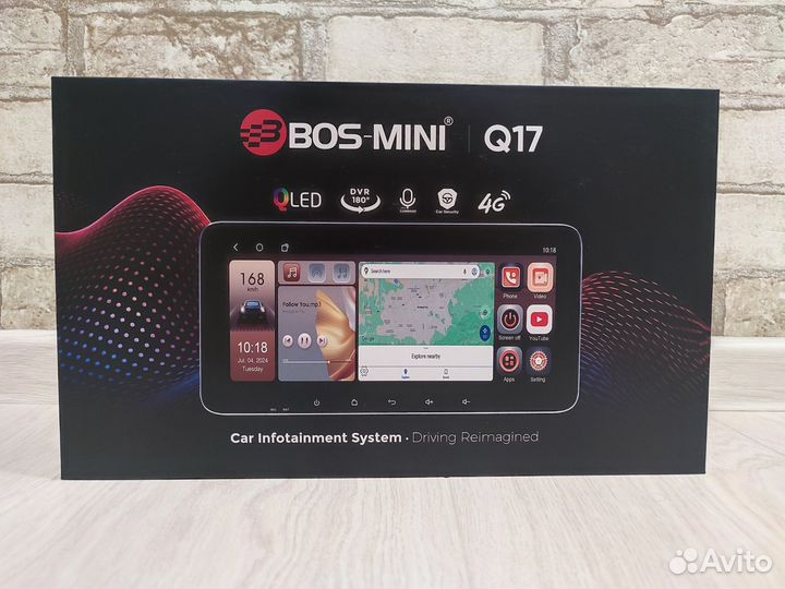 Автомагнитола андроид Bos-mini q17