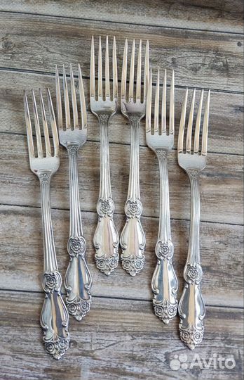 Набор столовых приборов мельхиор СССР
