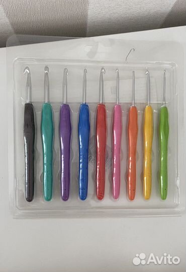 Набор крючков для вязания 9 шт