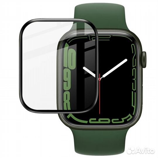 3D стекло для Apple Watch (для корпуса 45 mm)