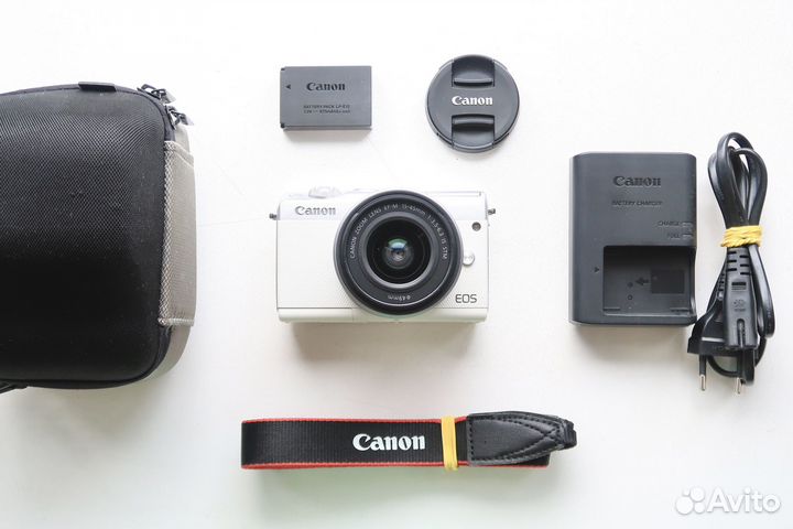 Фотоаппарат Canon M100 kit (отл сост) + сумка