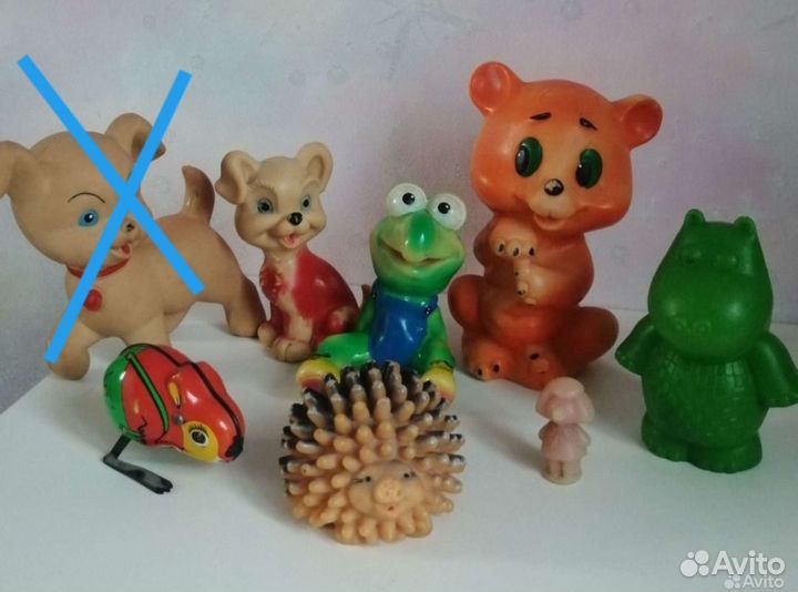 Резиновые игрушки СССР