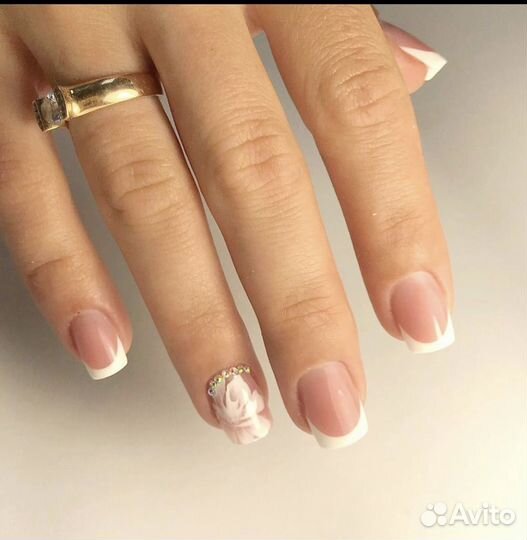 Наращивание ногтей, гель лак
