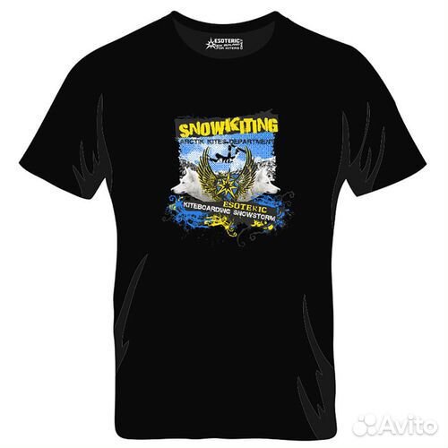 Футболка для Кайтсерферов Esoteric SnowStorm Black