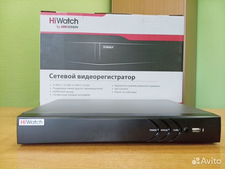 DS-N304P(D) HiWatch регистр PoE для 4 кам 8Мп (снг