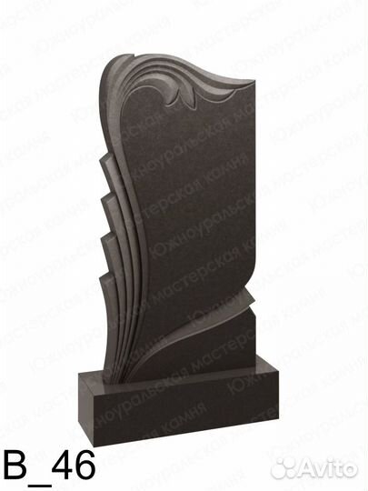 Вертикальные памятники из гранита