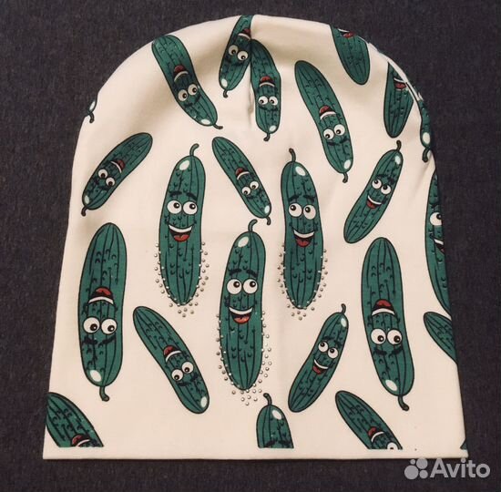 Шапка хлопок/эластан,стразы р. 40-44