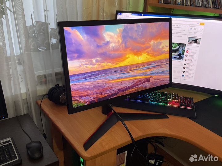 LG UltraGear 24GL650-B 144 гц игровой монитор